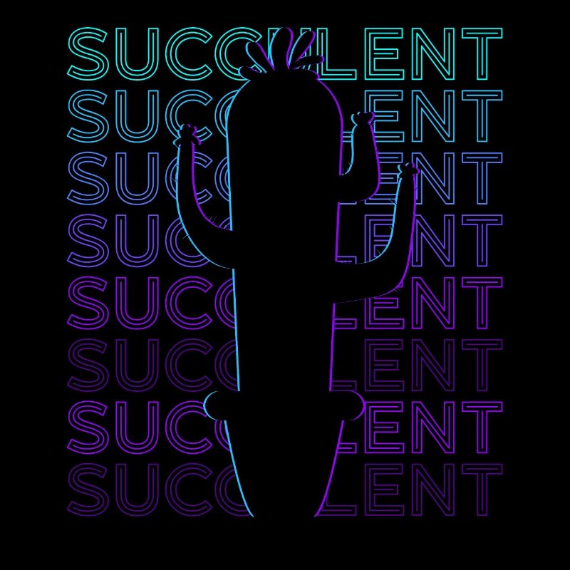 Cactus Succulent Rétro