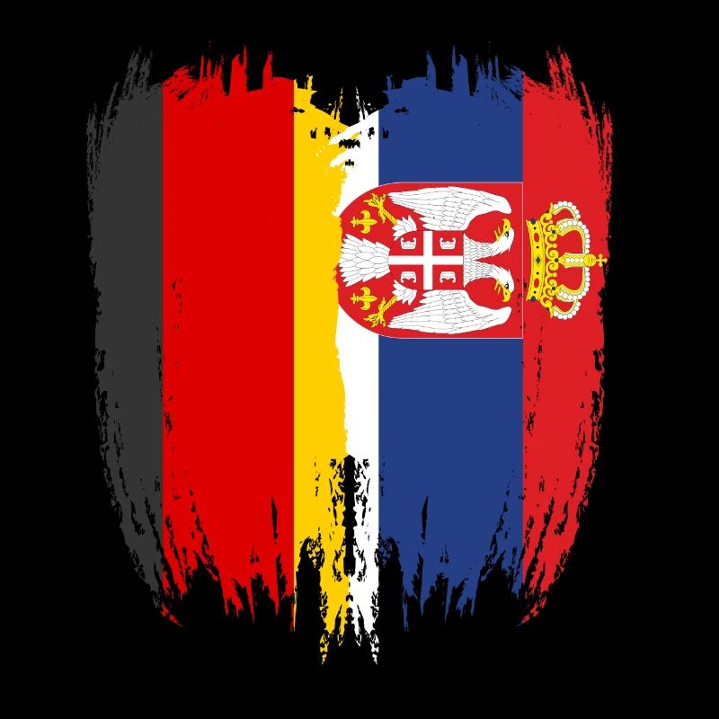 Germany Flag Serbia