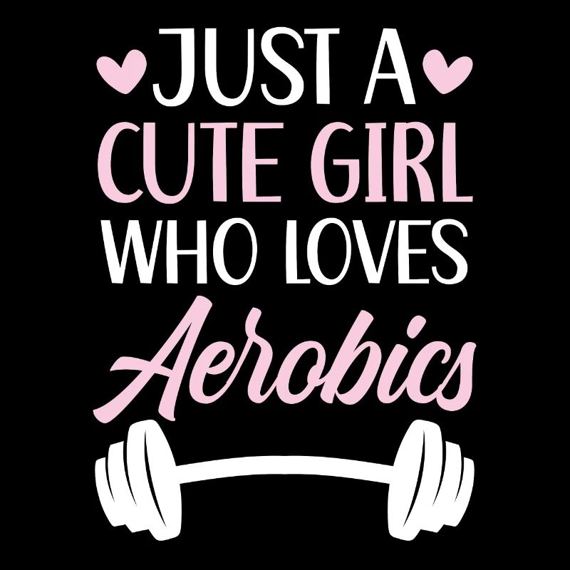 Nur ein süßes Mädchen, das Aerobic-Training liebt