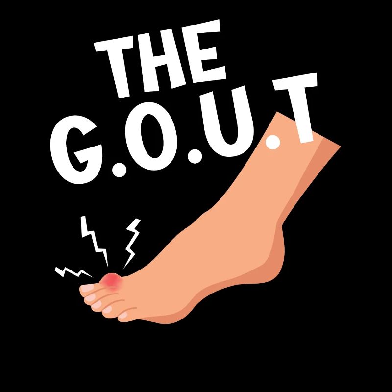 Gout Warrior Podagra Sensibilisation à la goutte Arthrite
