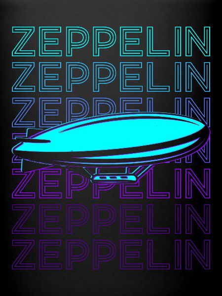 Zeppelin Dirigeable Rétro