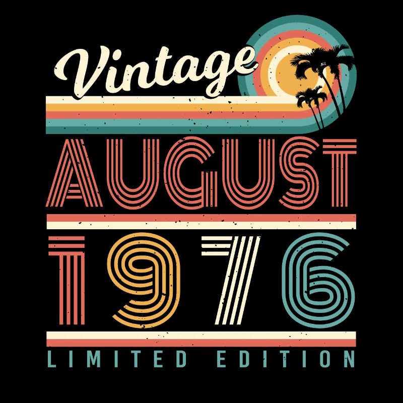 Salutations d’anniversaire 1976 Août