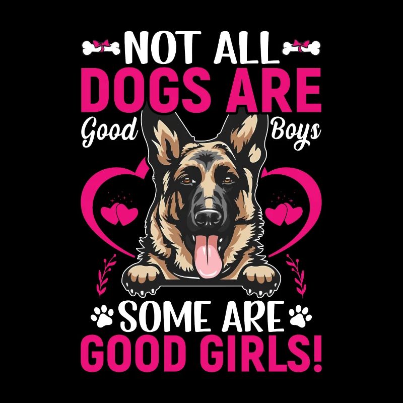 Deutscher Schäferhund Einige Sind Gute Mädchen