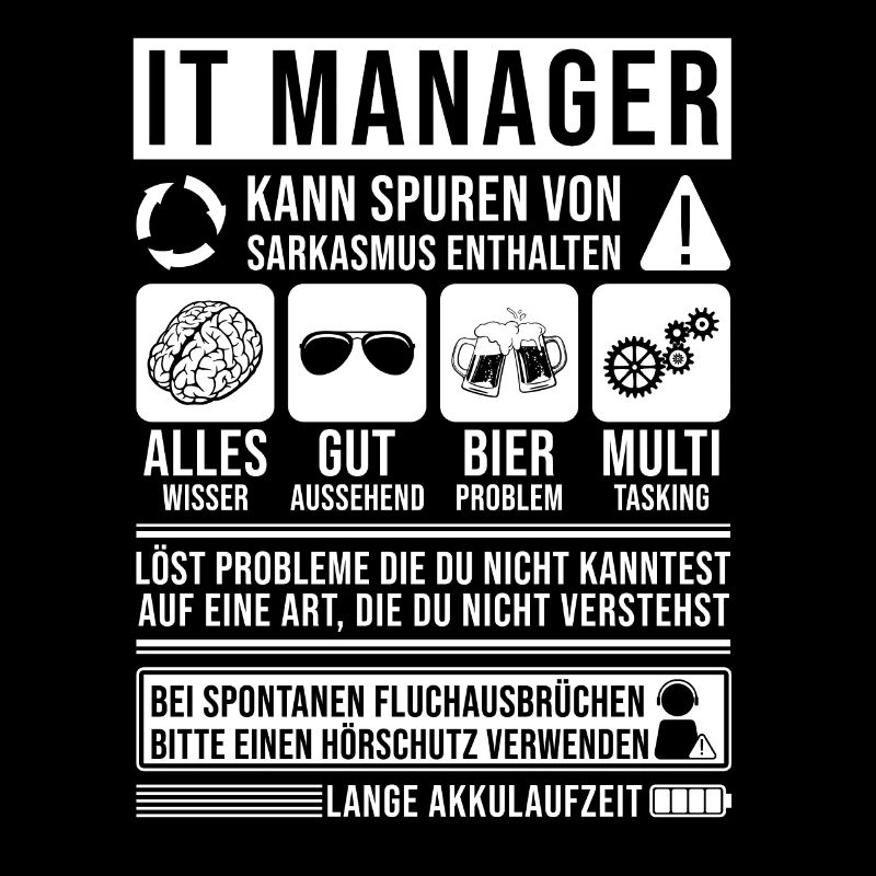 IT Manager Spruch lustig