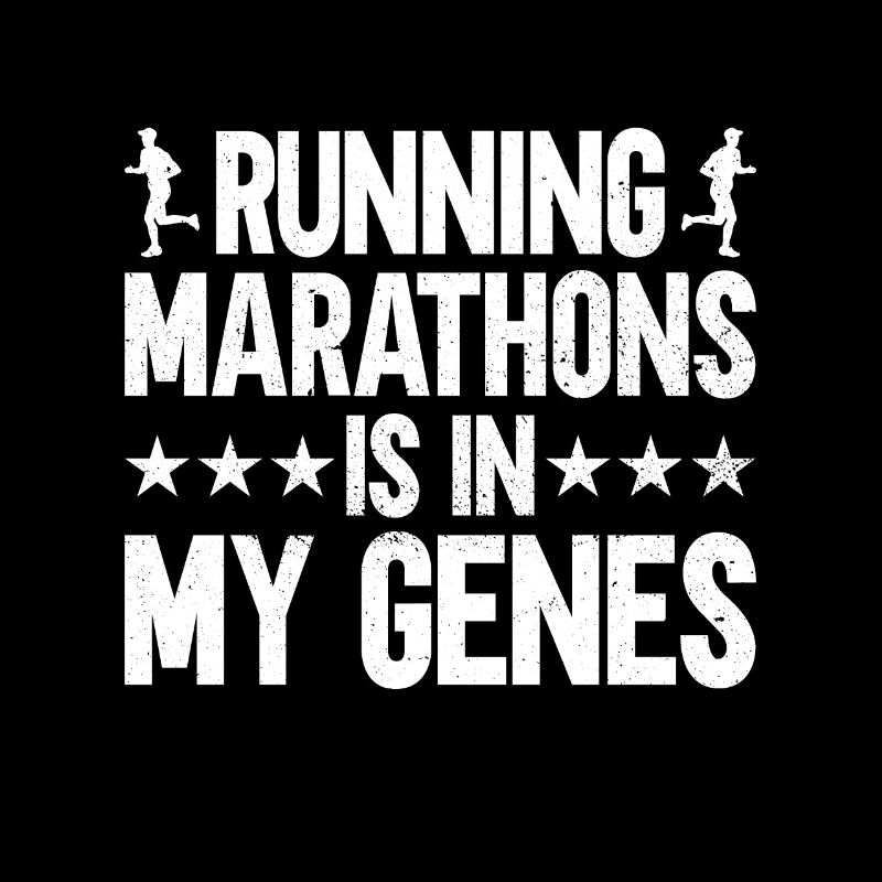 Courir un marathon est dans mes gènes Jogging