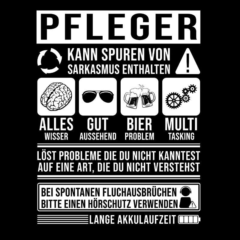 Pfleger Spruch lustig