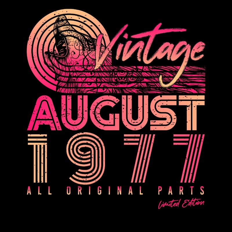 Retro 1977 Im August