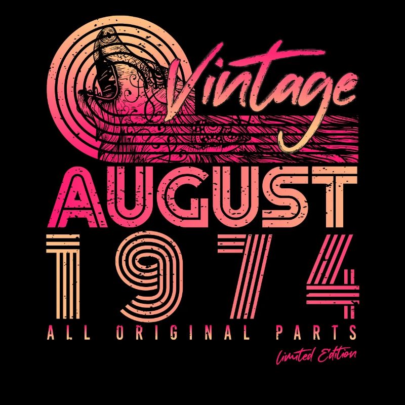 Vintage 1974 Im August