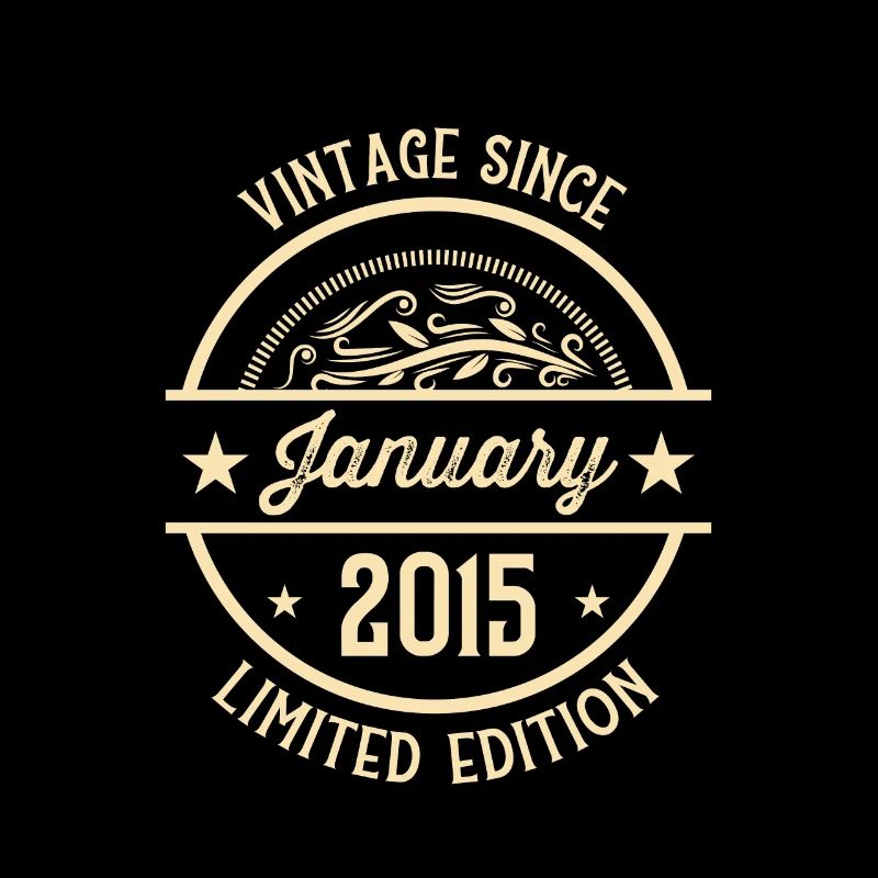 Geburtstag Vintage seit Januar 2015