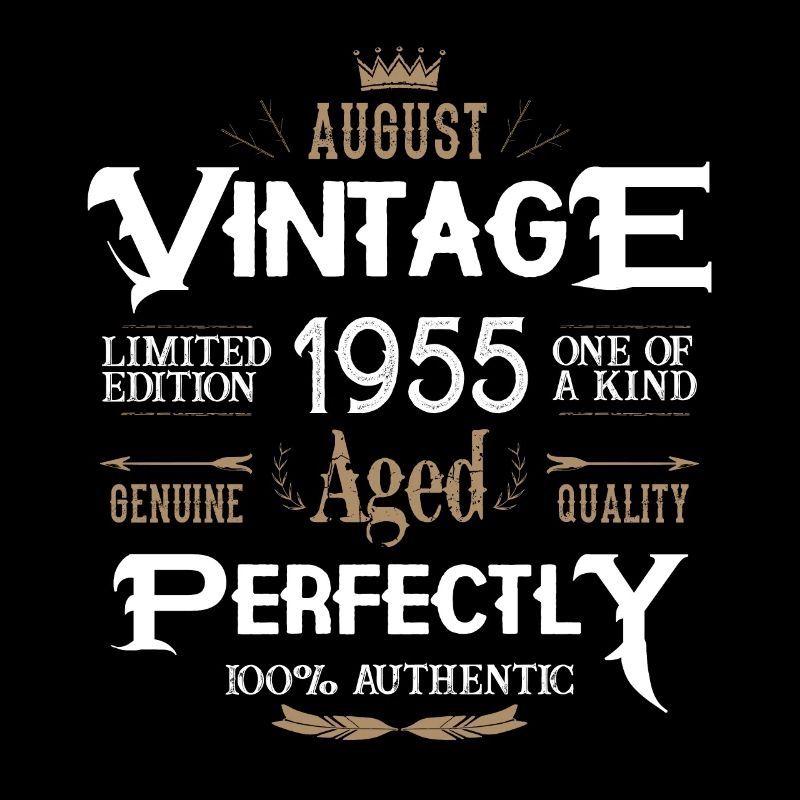 August 1955 geboren Legenden Geburtstag