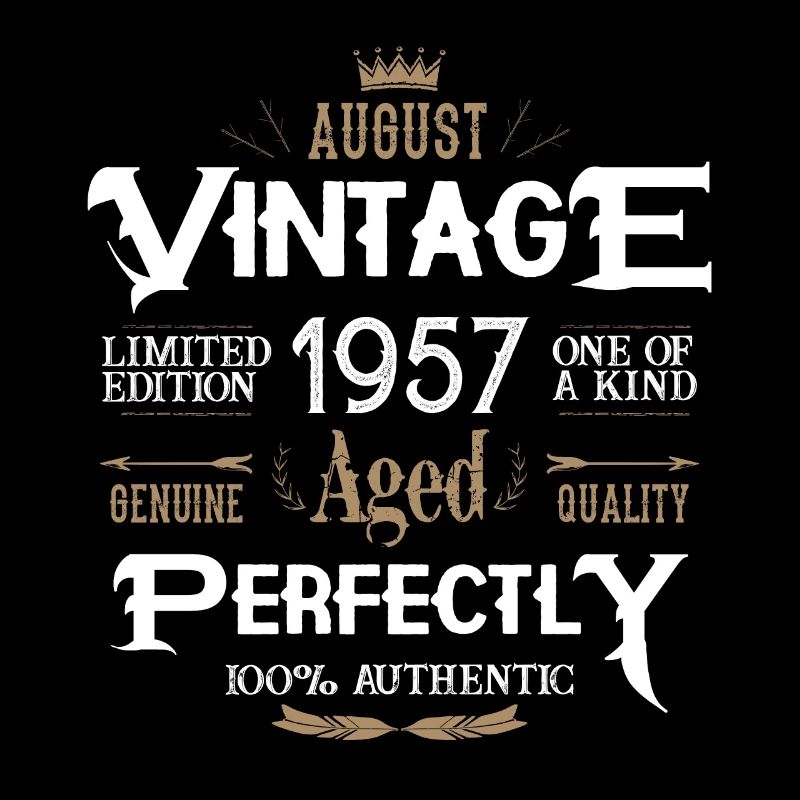 Août 1957 naissance Legends anniversaire