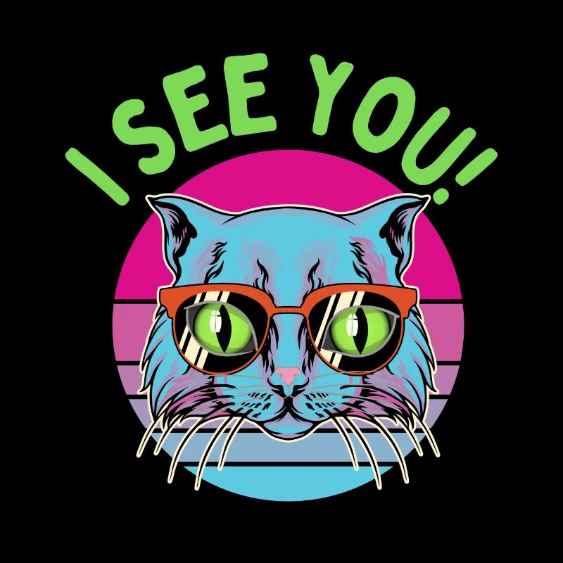 A cat sees everything!