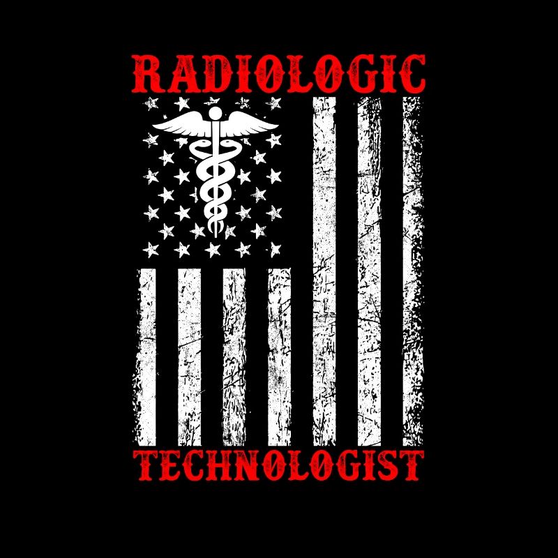 Radiologic Technologist american flag, Rad tech Ra
