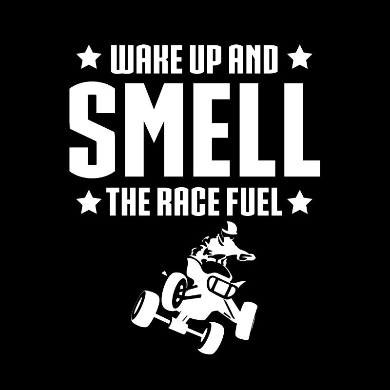 Réveillez-vous et sentez le maillot du coureur de quad de course Fuel