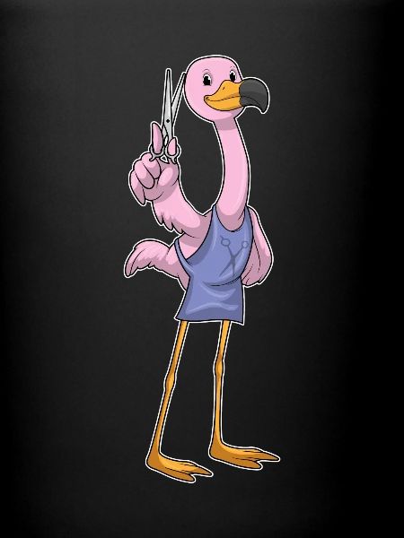 Ciseaux de coiffure Flamant Rose