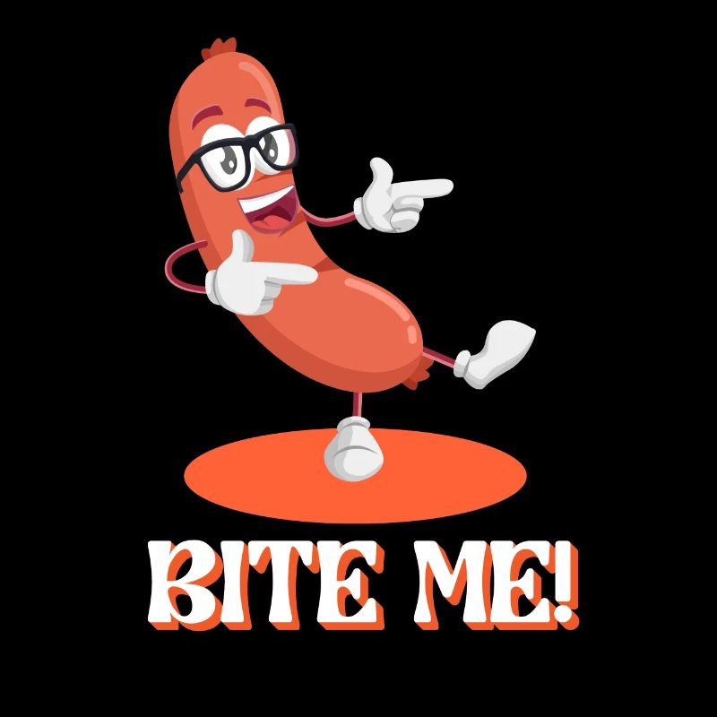 Bite Me Schnitzel Deutsches Würstchen Bierfest