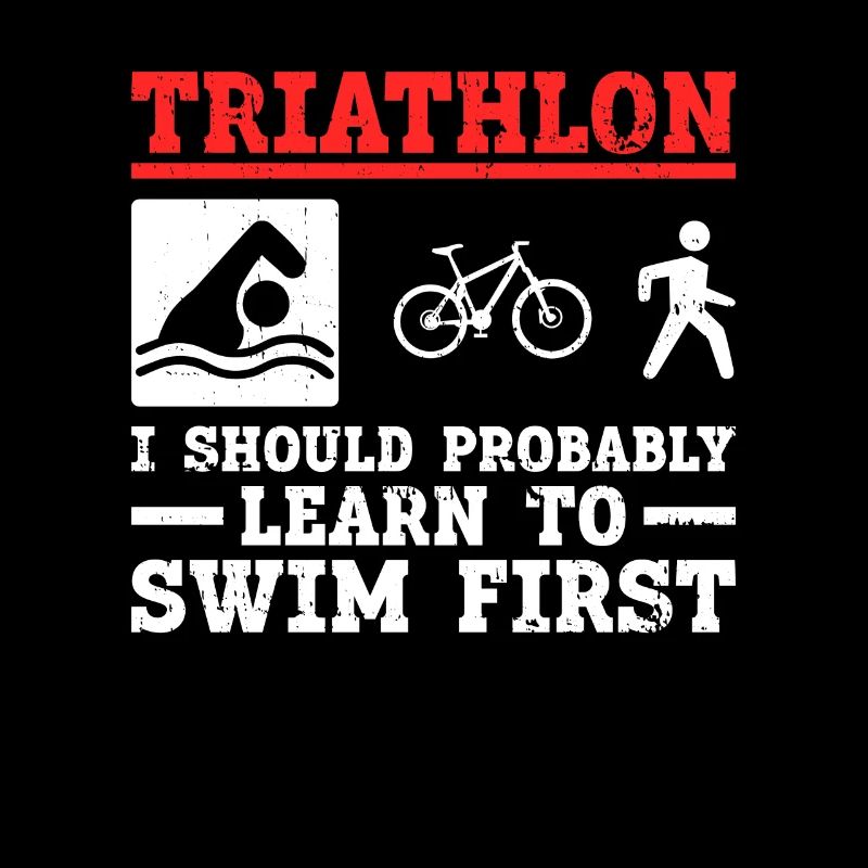 Triathlon Training Swimming Triathlete Funny