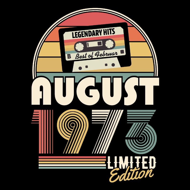 August 1973 Vintage Birthday Gift