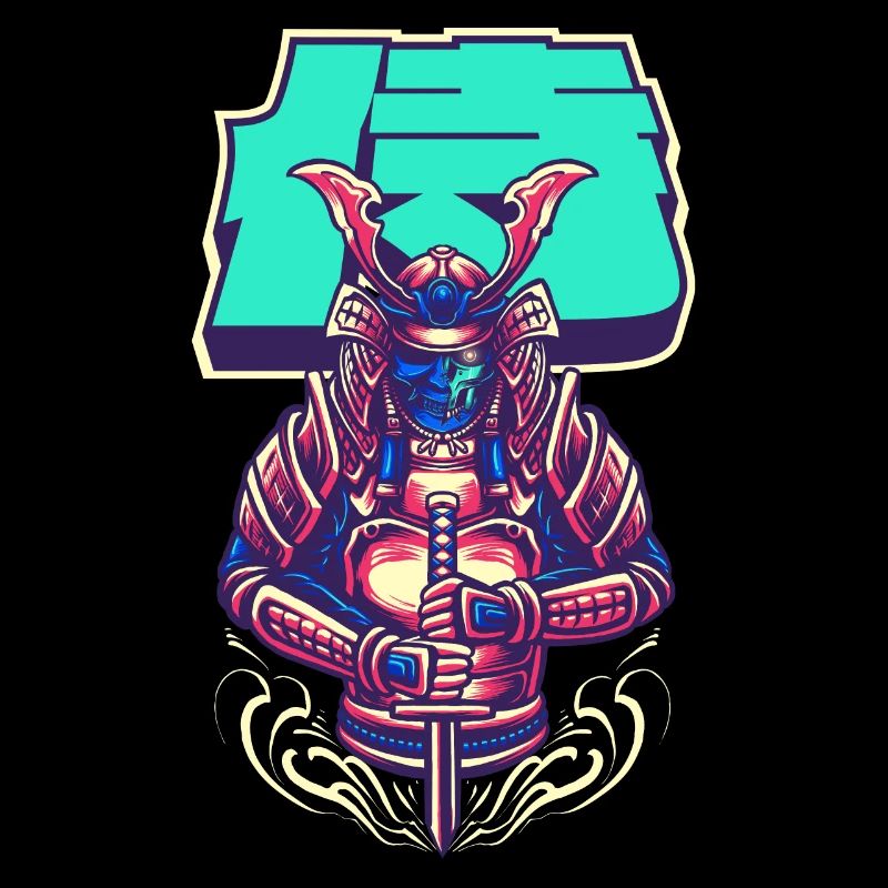 Cyborg Samurai Bushido Warrior Cyber Esthétique