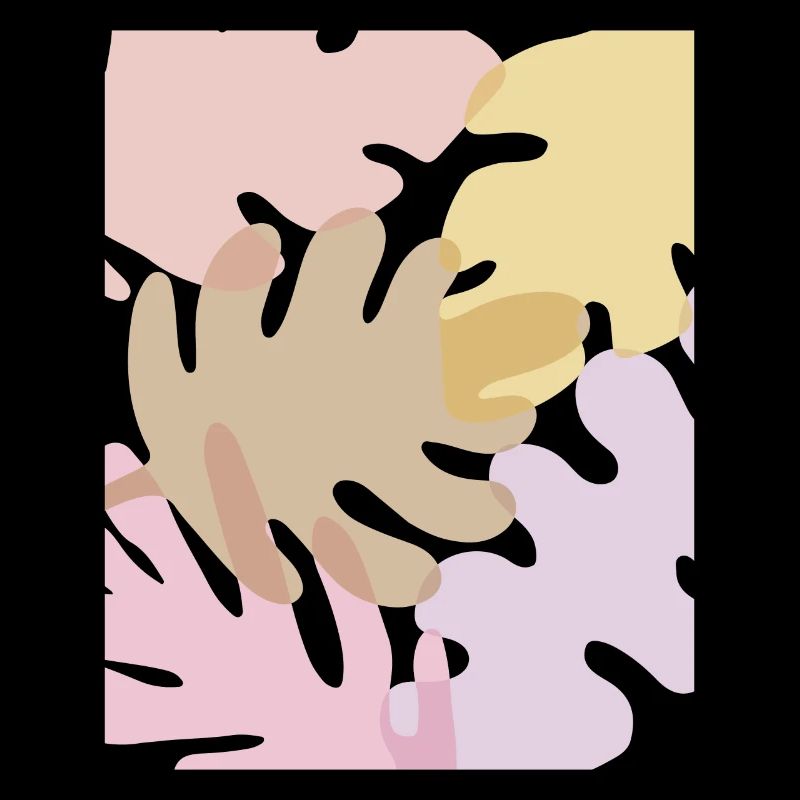 Danish Pastel Aesthetic Pastel Leaves