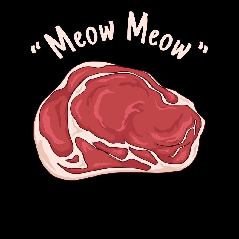 Meatcore-Ästhetik Miau-Miau-Fleisch