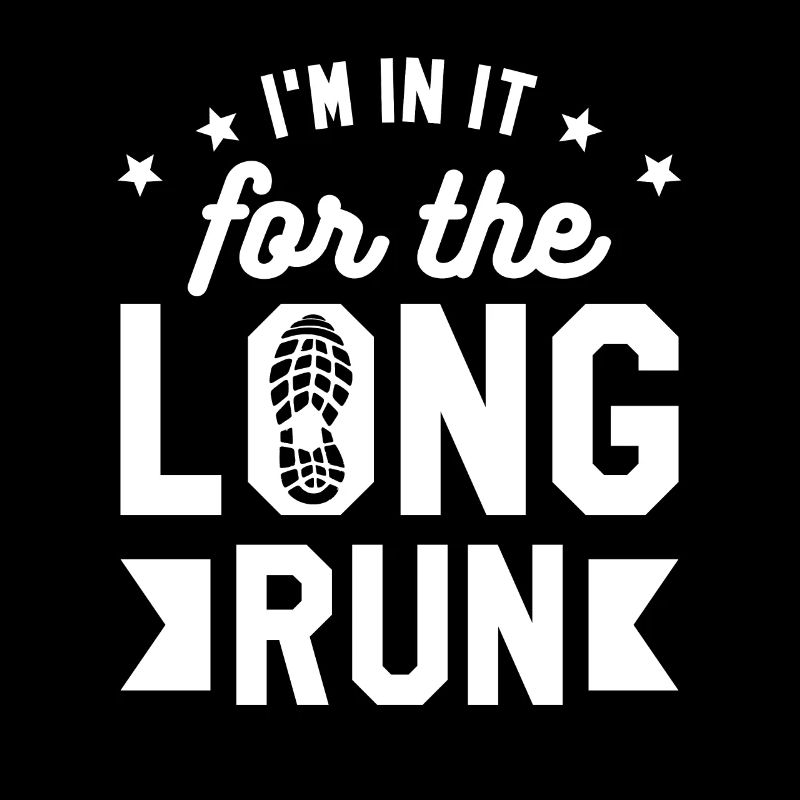 Je suis dedans pour le marathon de longue course