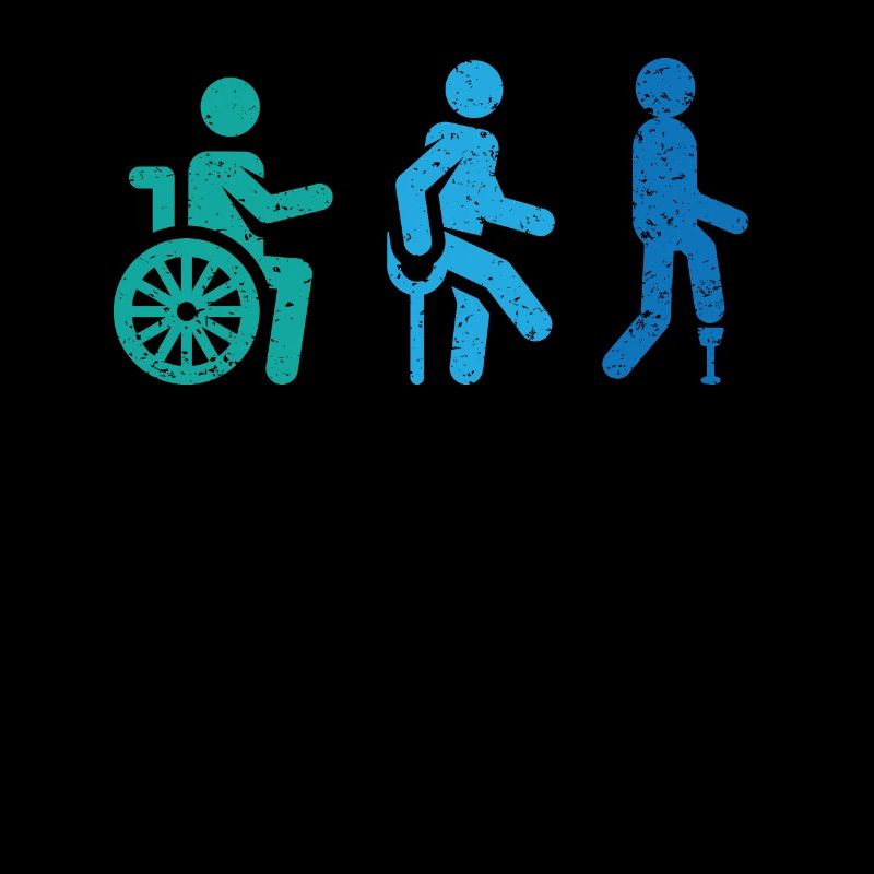 Amputationsrollstuhl Behinderter Amputierter Amputierter