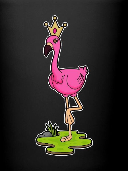 Couronne de flamant rose