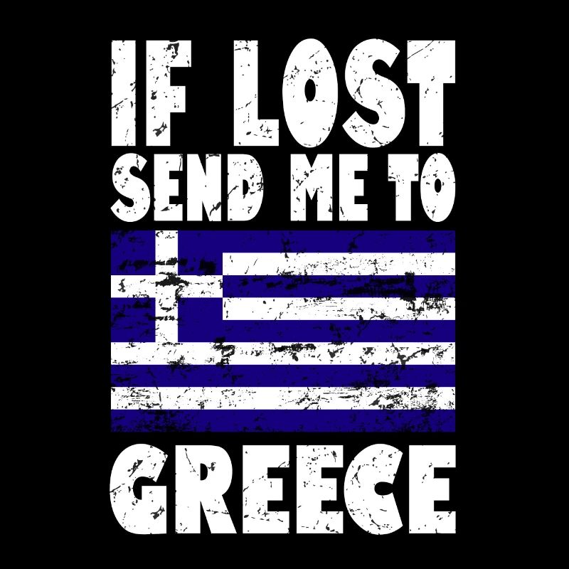 Griechenland Flagge Spruch