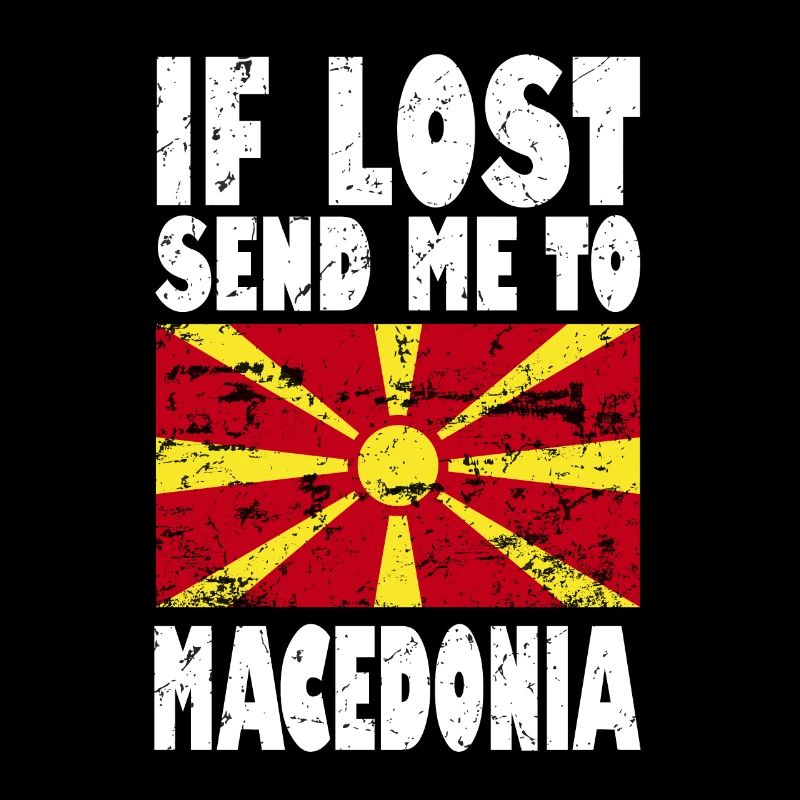 Slogan du drapeau de la Macédoine