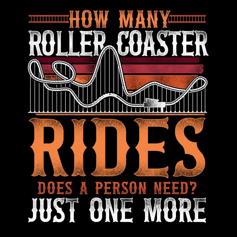 Roller Coaster Vintage Retro How