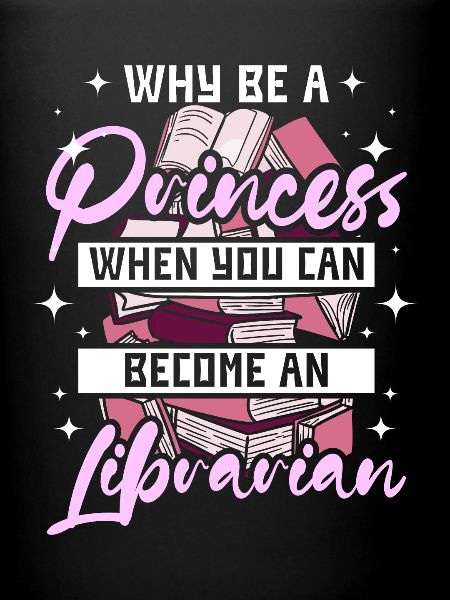 Femme princesse bibliothécaire