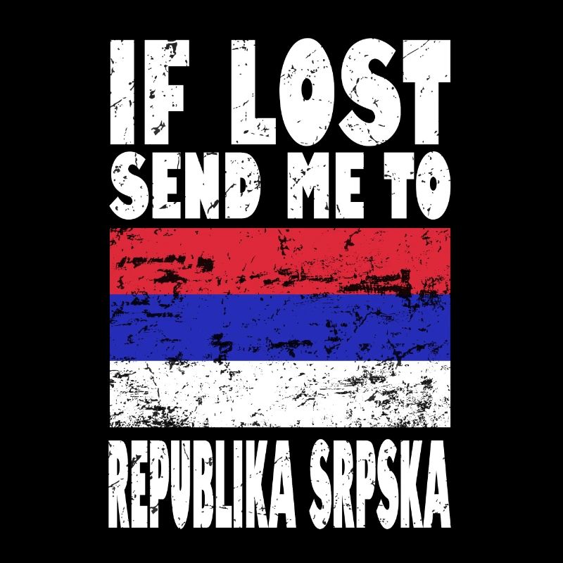 REPUBLIKA SRPSKA Flagge Spruch