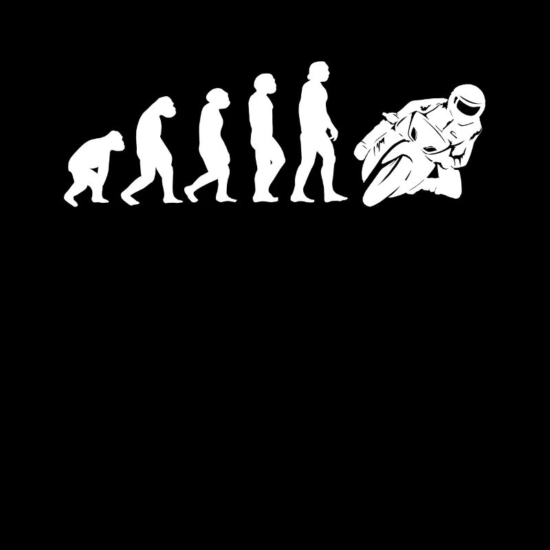 Motorradfahrer Motorcycle Moped Evolution Motorrad