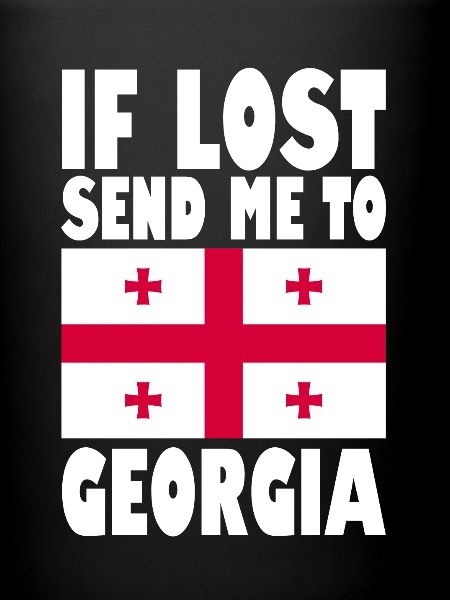 Georgien Flagge Spruch