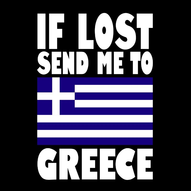 Griechenland Flagge Spruch