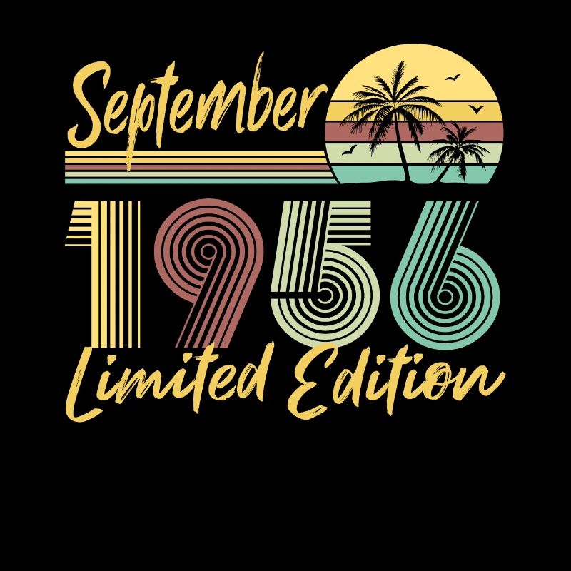 September 1956 Limited Edition Geburtstag Geschenk