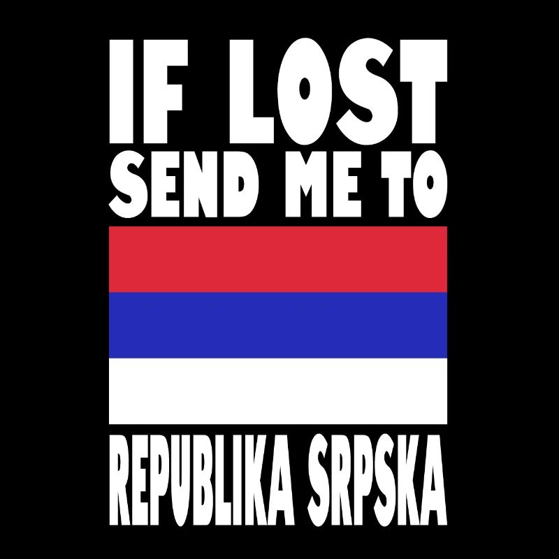 REPUBLIKA SRPSKA Flagge Spruch