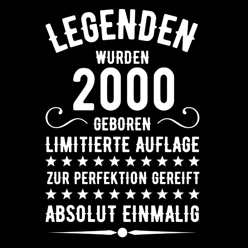 Legende 2000 22. Geburtstag Geschenk