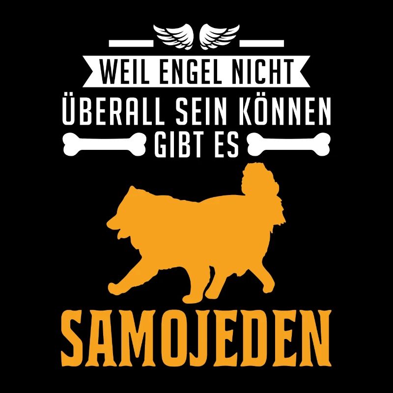 Samojede Engel Schlittenhund Samojeden