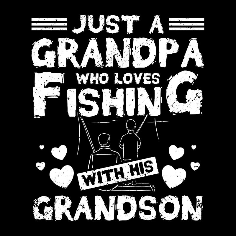 Grand-père aime pêcher avec son petit-fils