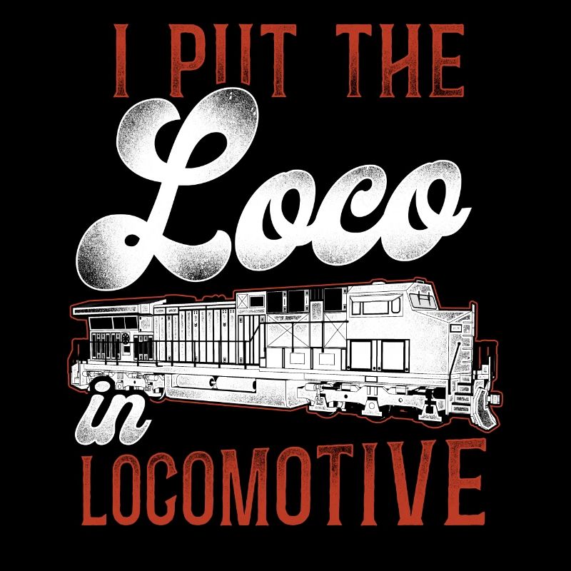 Freight Diesel Train Driver