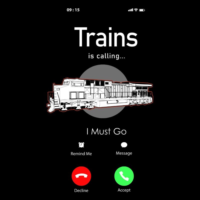 Freight Diesel Train Driver