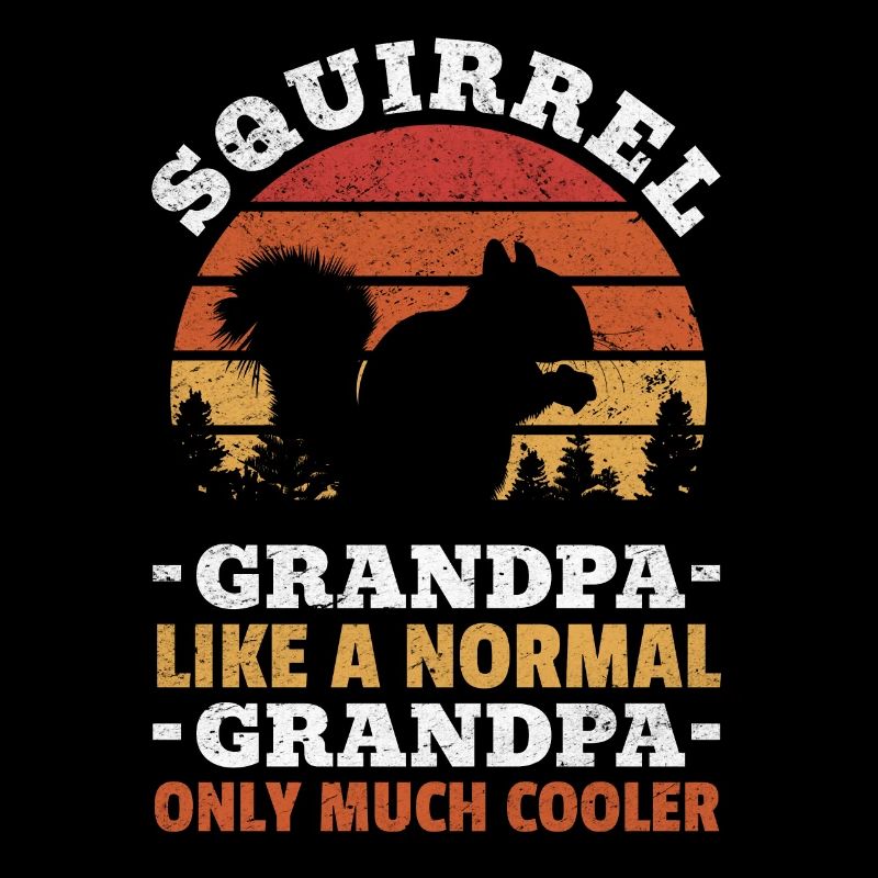 Eichhörnchen Opa wie ein normaler Opa Nur viel