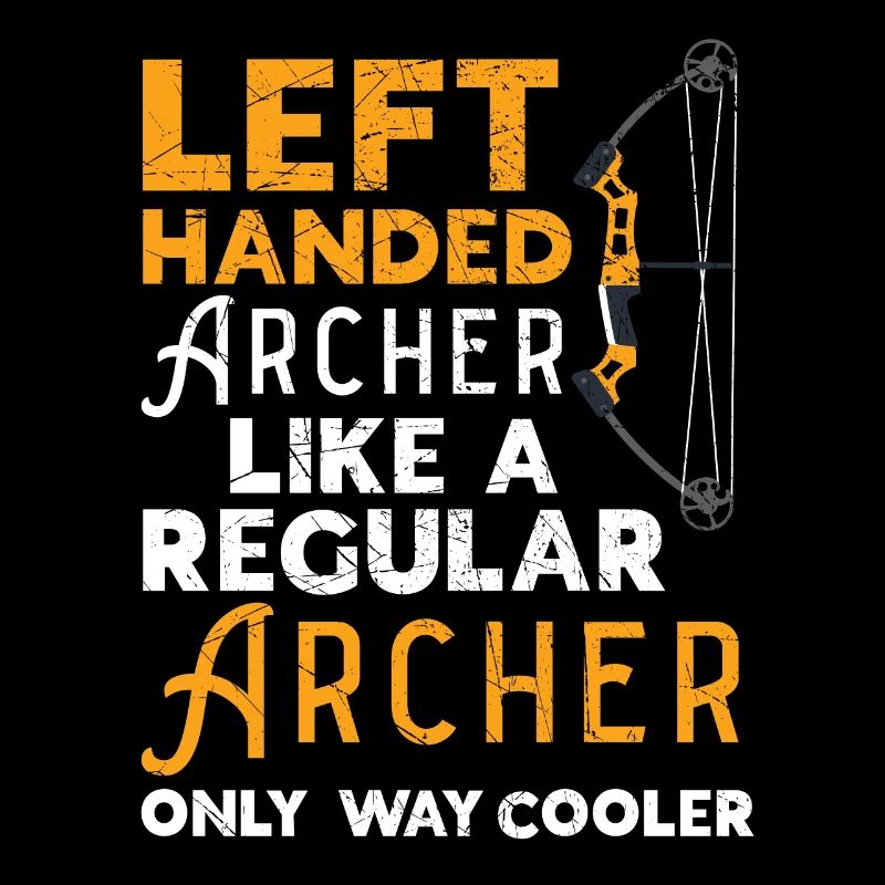 Left Handed Archer Archery Bowman Bowhunter