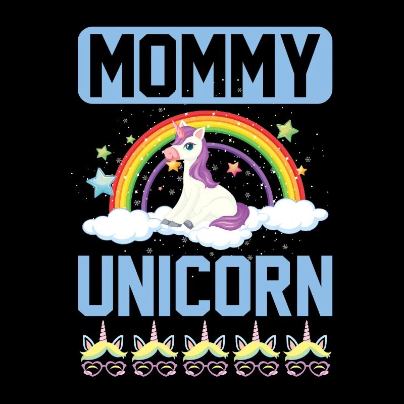 Mama Einhorn Licorne