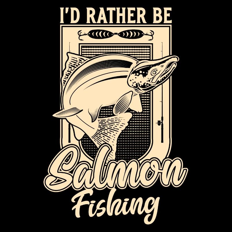 Je préfère pêcher le saumon Pêcher
