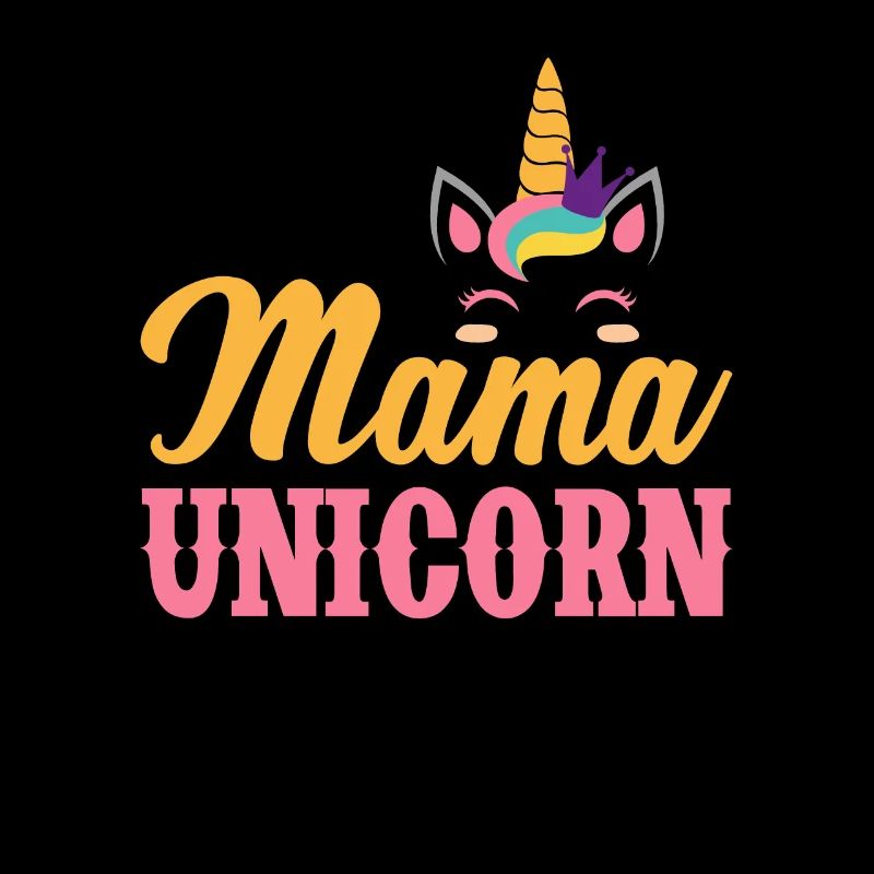 Mama Einhorn Licorne