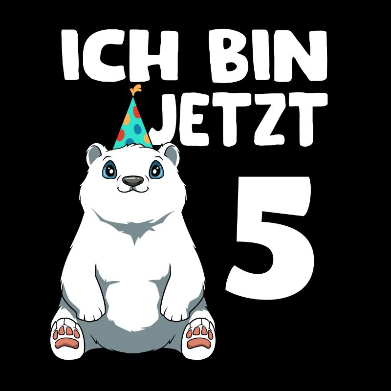 5. Geburtstag Eisbär - 5 Jahre Alt Geschenk