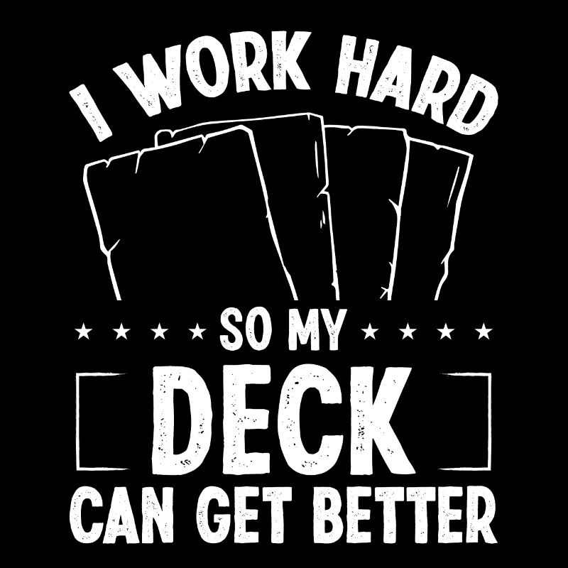 Trading Card Game Collector Work Hard Card